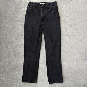 Abercrombie & Fitch Black Straight Leg Jeans